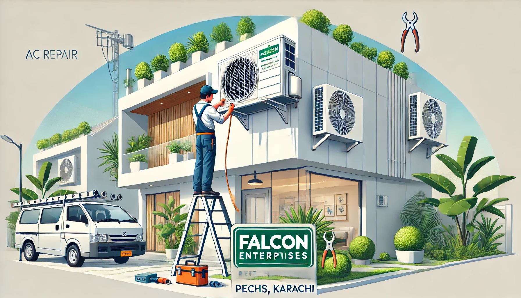 AC Repairing Services In PECHS Karachi