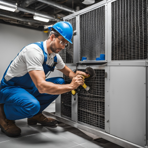 AIR HANDLING UNIT FILTER CLEANING AND REPLACED