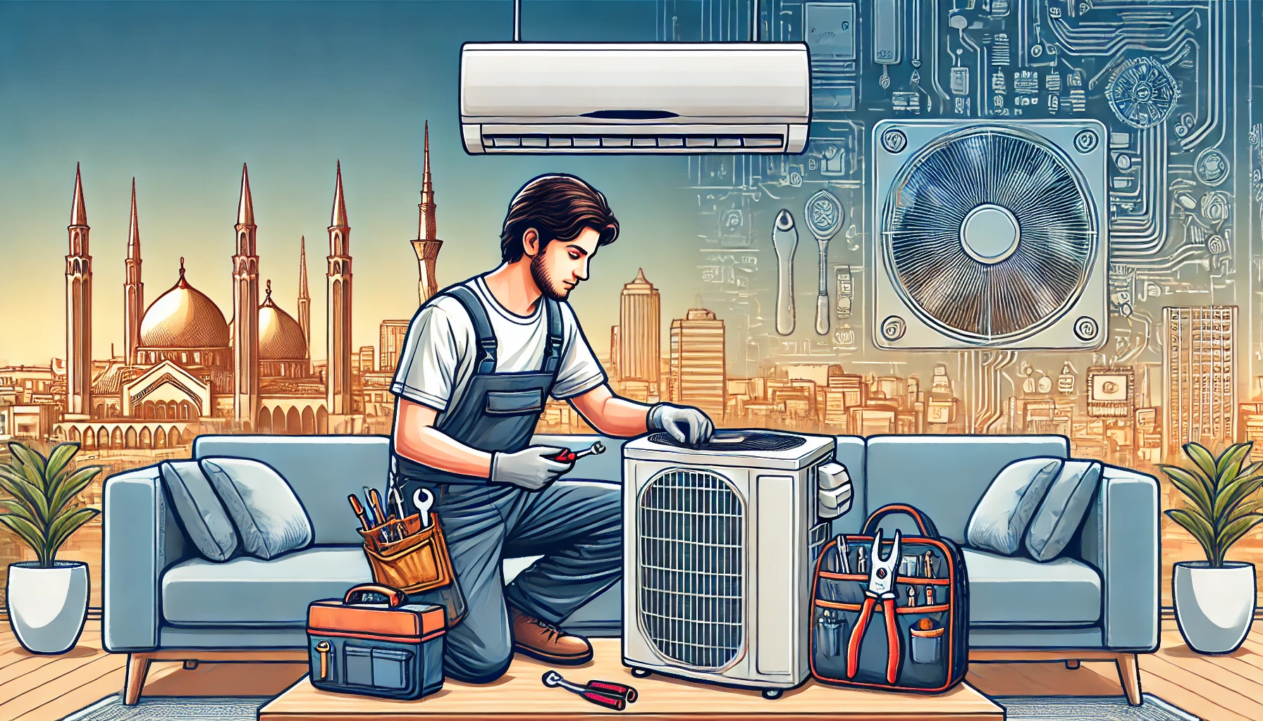 AC Repairing Services In Federal B Area Karachi